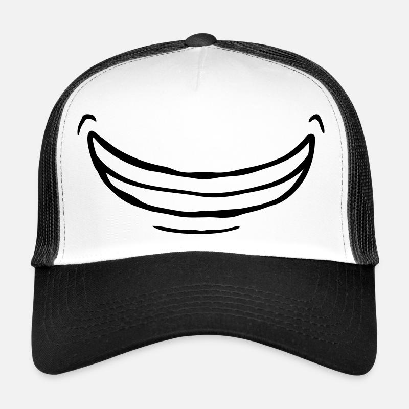 Sourire exubérant comique Casquette trucker 