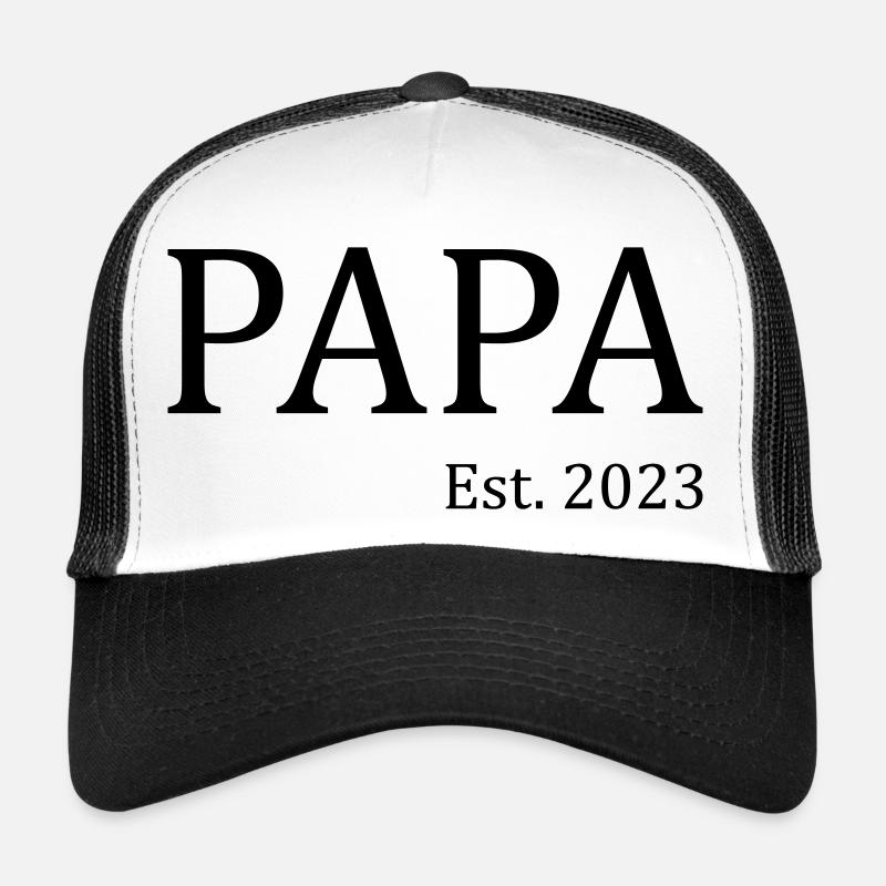 Papa est. 2023 Casquette trucker 
