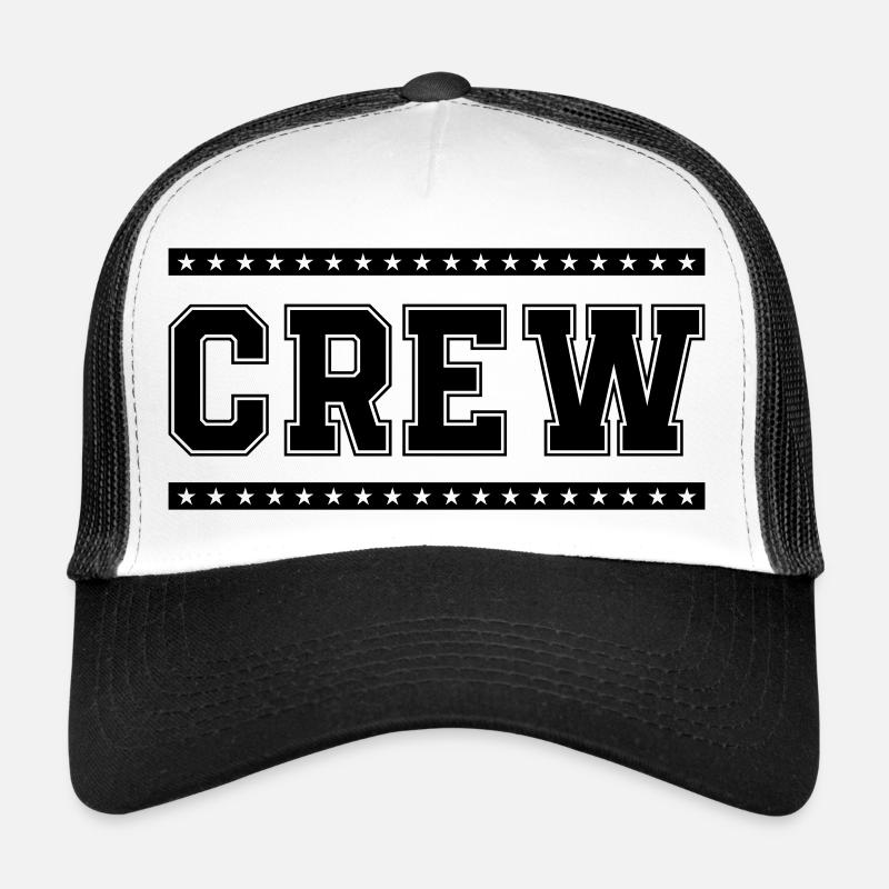 Crew - Trucker Cap - Weiß/Schwarz