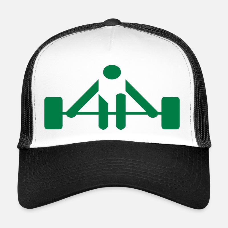 _weight_01 - Trucker Cap - white/black