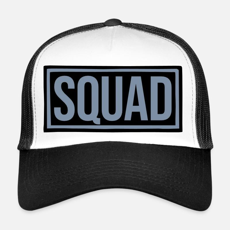 Bouclier de chef d’escouade de texte Casquette trucker 