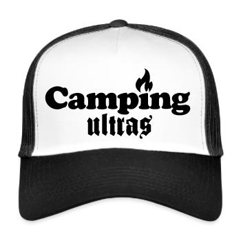 Camping Ultras - Trucker Cap - Weiß/Schwarz - Vorne