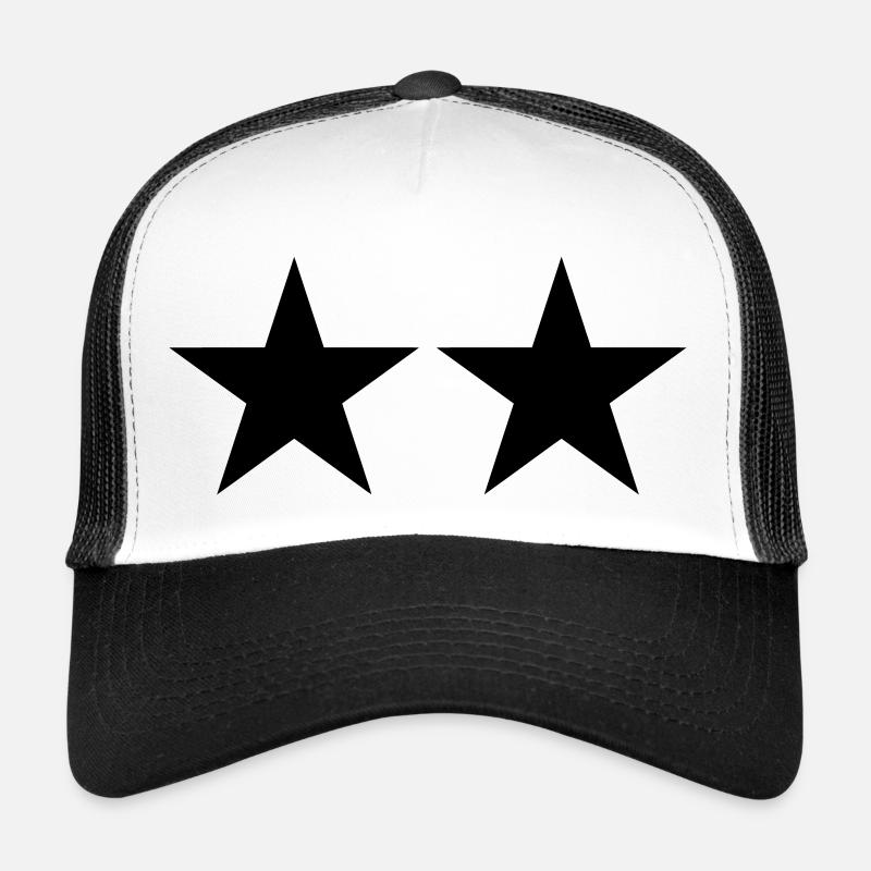 Star - Casquette trucker  - blanc/noir