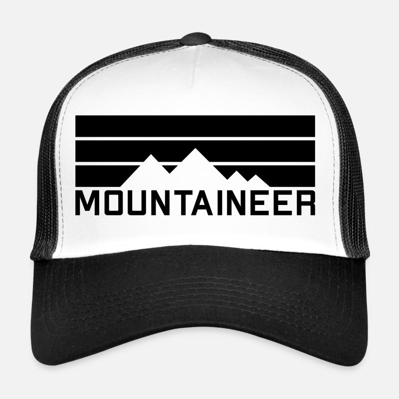Alpiniste (montagnes, poutres) Casquette trucker 