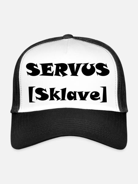 Sklave - Trucker Cap - Weiß/Schwarz