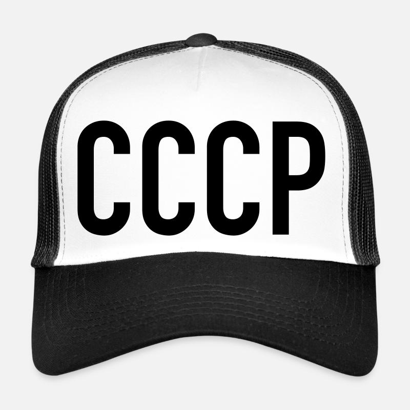 CCCP - Casquette trucker  - blanc/noir