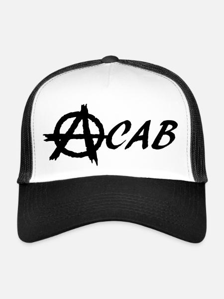 ACAB - Trucker Cap - Weiß/Schwarz