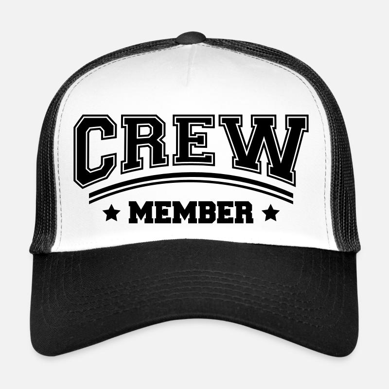 Cool Crew Member Logo Design Casquette trucker 