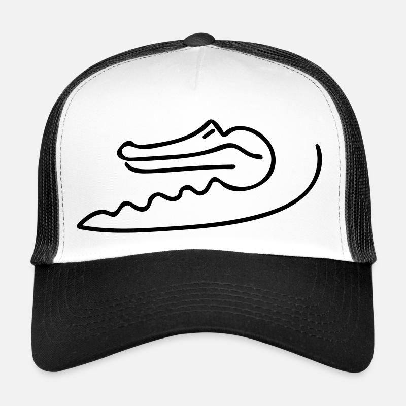 Alligator Line Art - Minimalistisch Trucker Cap