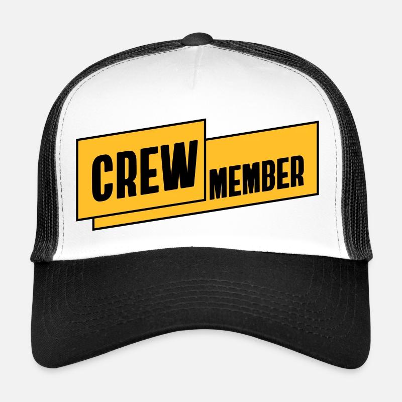 CREW Member Team Staff Group Team Selection Trucker Cap