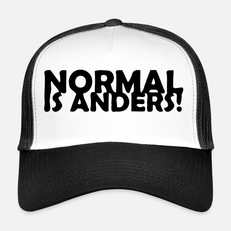 Normale est différent! Casquette trucker 