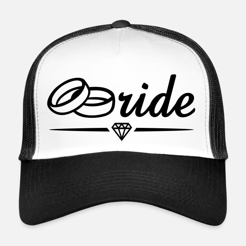Bride Diamond Trucker Cap