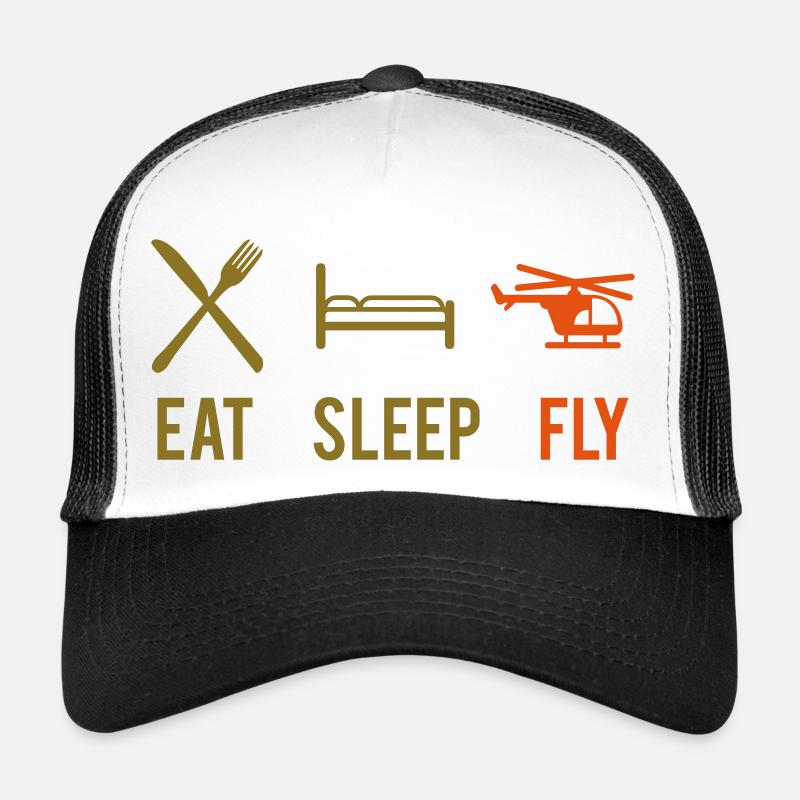 Manger dormir manger de mouche mouche de sommeil Casquette trucker 