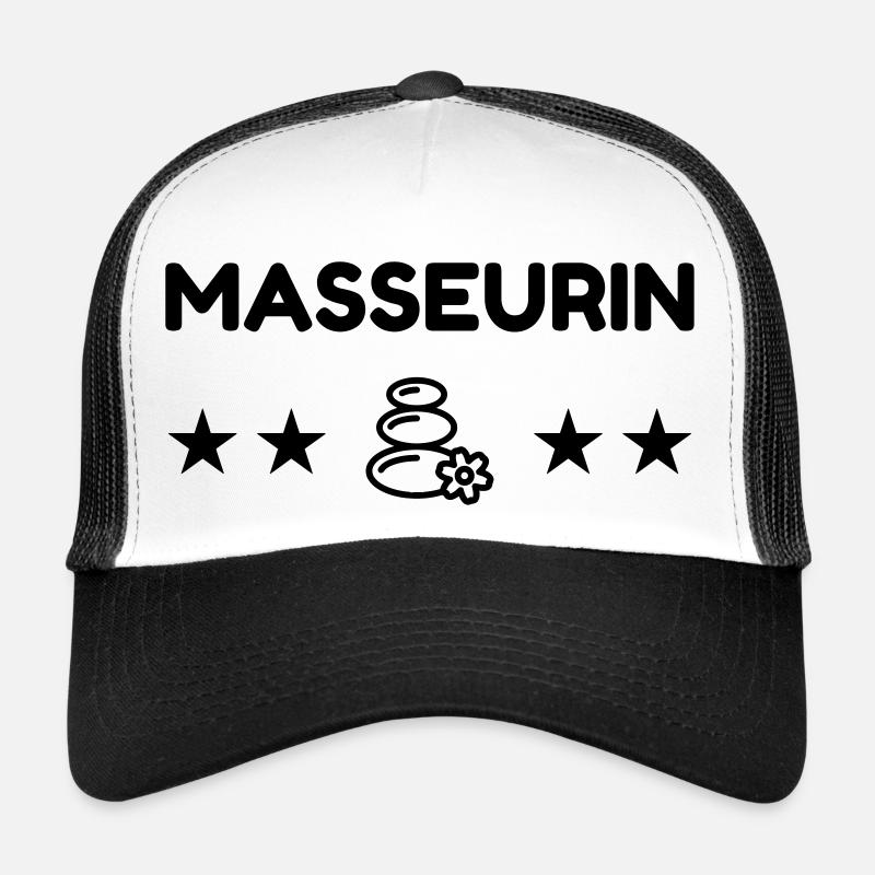 Massage Masseur Masseuse Work Job Travail Trucker Cap