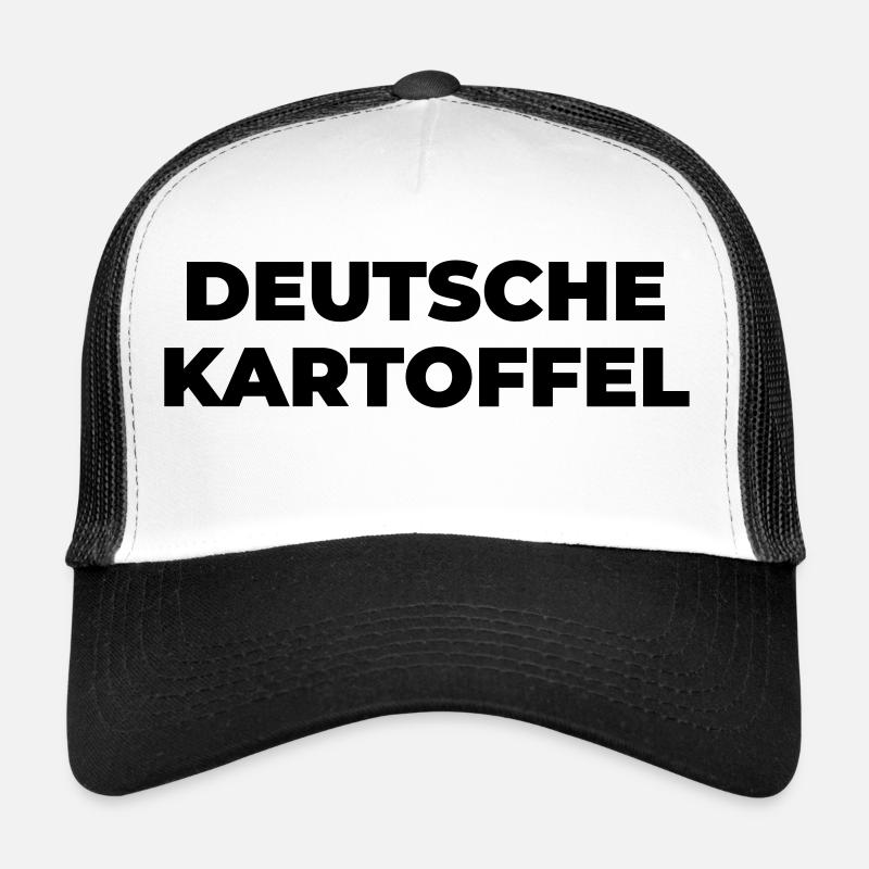 Deutsche Kartoffel - Trucker Cap - Weiß/Schwarz