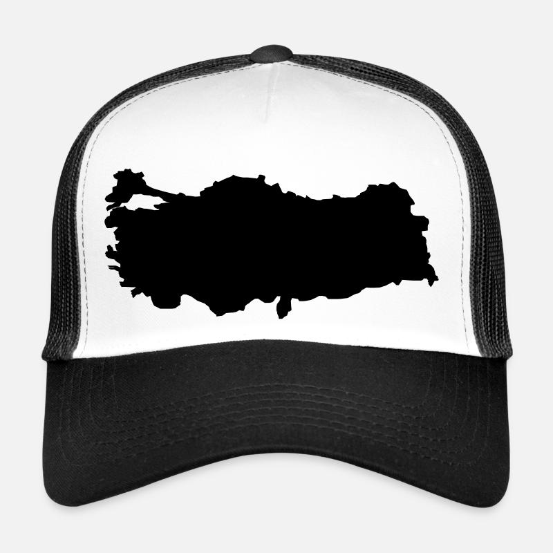 Türkei - Trucker Cap - Weiß/Schwarz