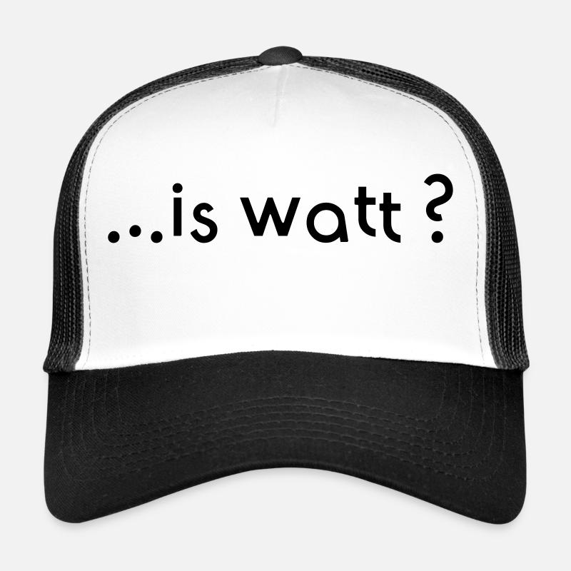 is watt - Trucker Cap - Weiß/Schwarz