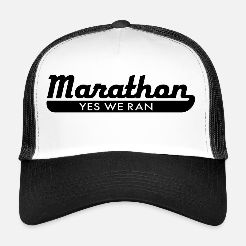Marathon - Trucker Cap - Weiß/Schwarz