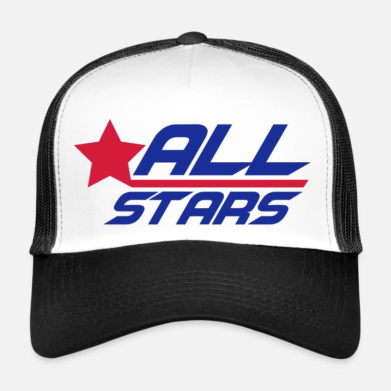 Cool Allstars Logo Design Trucker Cap