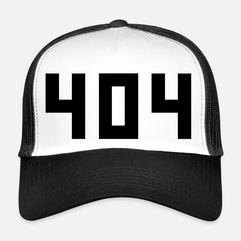 cool error 404 fehlermeldung falsch kein internet Casquette trucker 