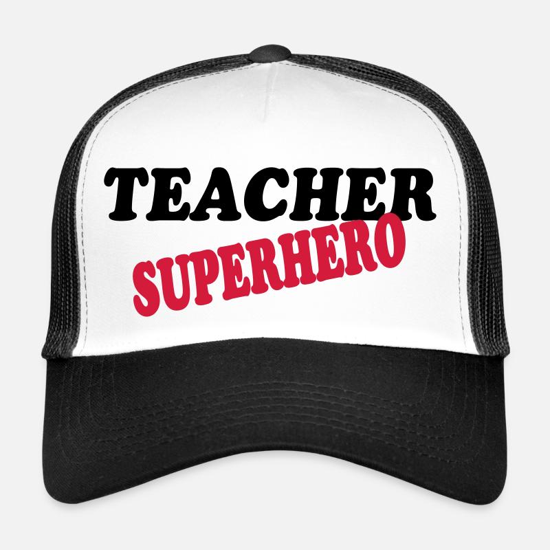 Teacher superhero Casquette trucker 