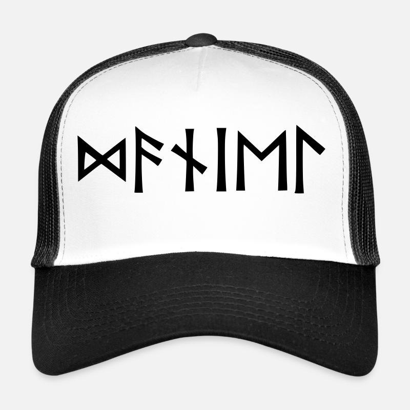 Name - Daniel - in runes - Trucker Cap - white/black