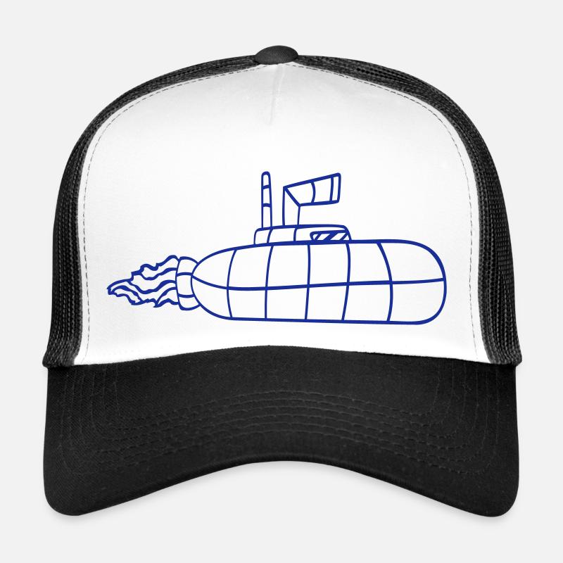 sous-marin Plongée sous-marine Plongée Capitaine de sous-marin Casquette trucker 