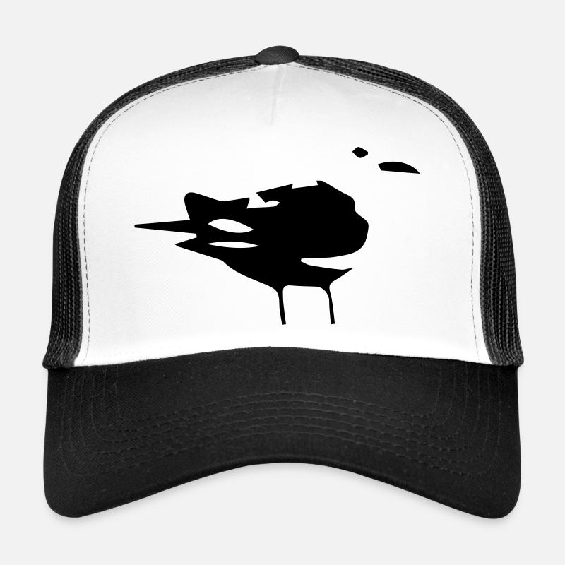vogel - Trucker Cap - Weiß/Schwarz