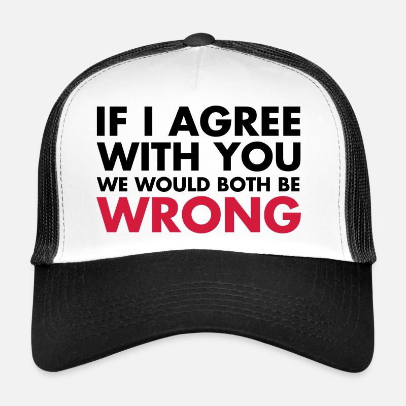 Funny - Trucker Cap - white/black