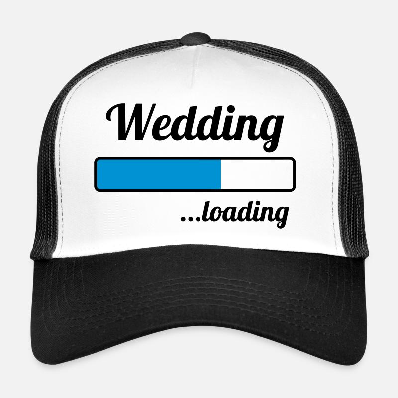 Wedding ...loading - Trucker Cap - Weiß/Schwarz