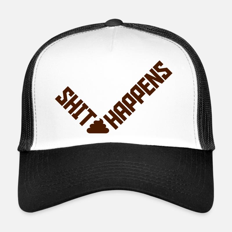 Citation Merde arrive Humour Casquette trucker 