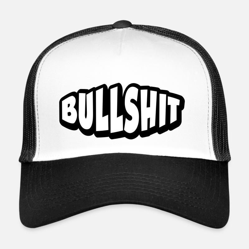 Conneries - Casquette trucker  - blanc/noir