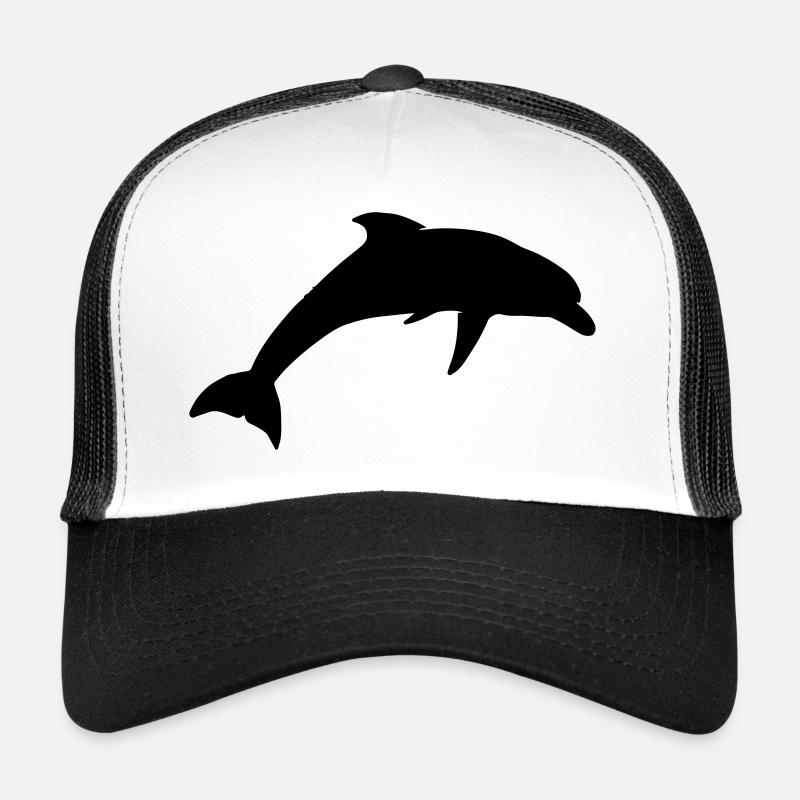 silhouette de dauphin Casquette trucker 