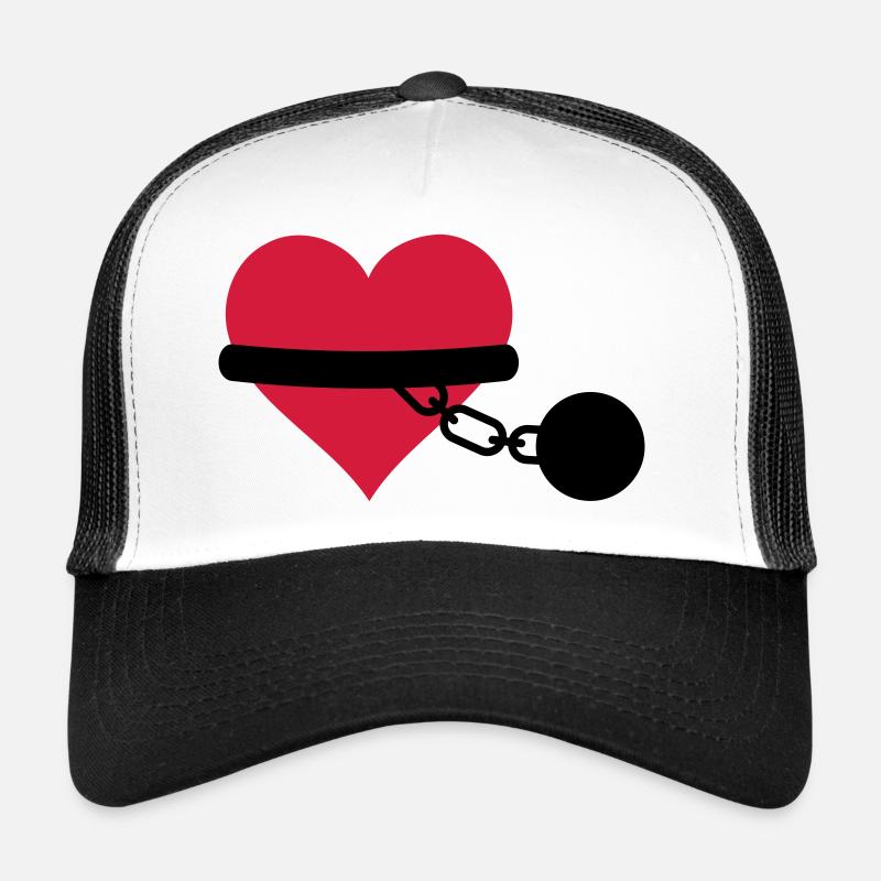 coeur enchaîné Casquette trucker 