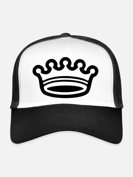 Crown (crown) 03.0 - Trucker Cap - white/black - Front