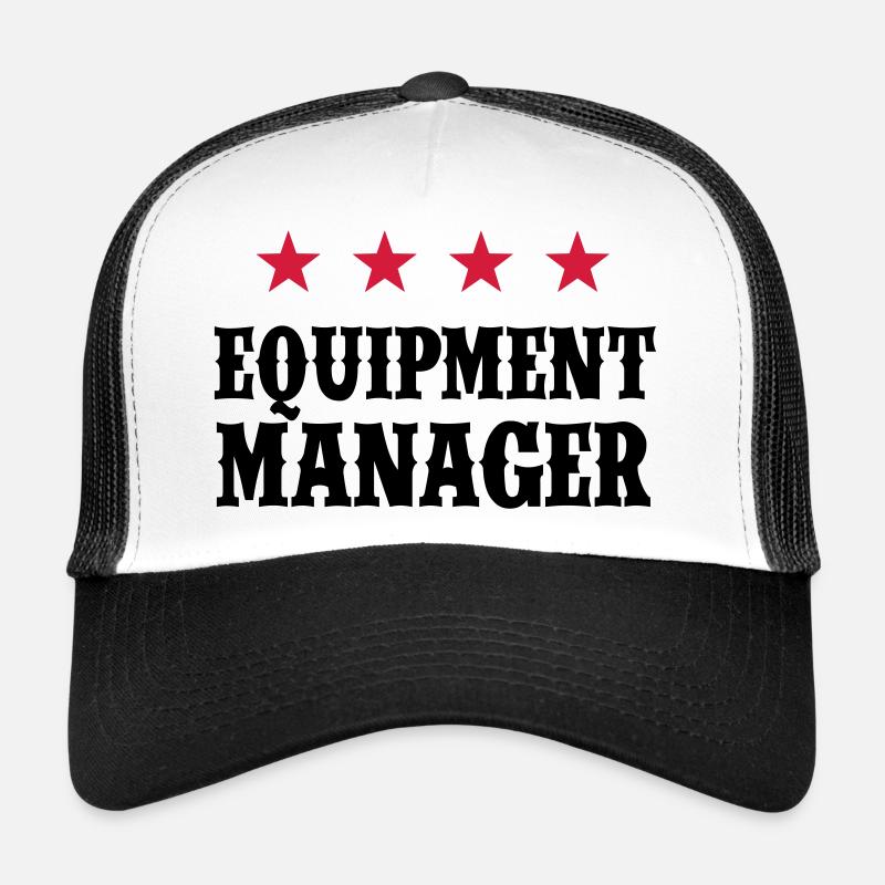 Equipment Manager - 4 Stars - 2c - Trucker Cap - Weiß/Schwarz