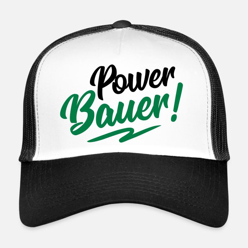 bauer power - Trucker Cap - Weiß/Schwarz