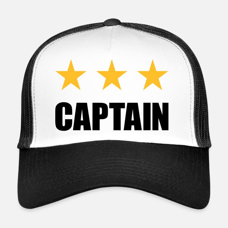 Capitaine (trois étoiles) Casquette trucker 