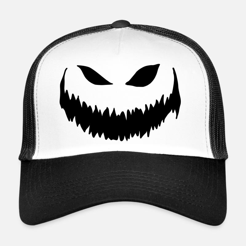 Halloween - Kürbis Gesicht Trucker Cap