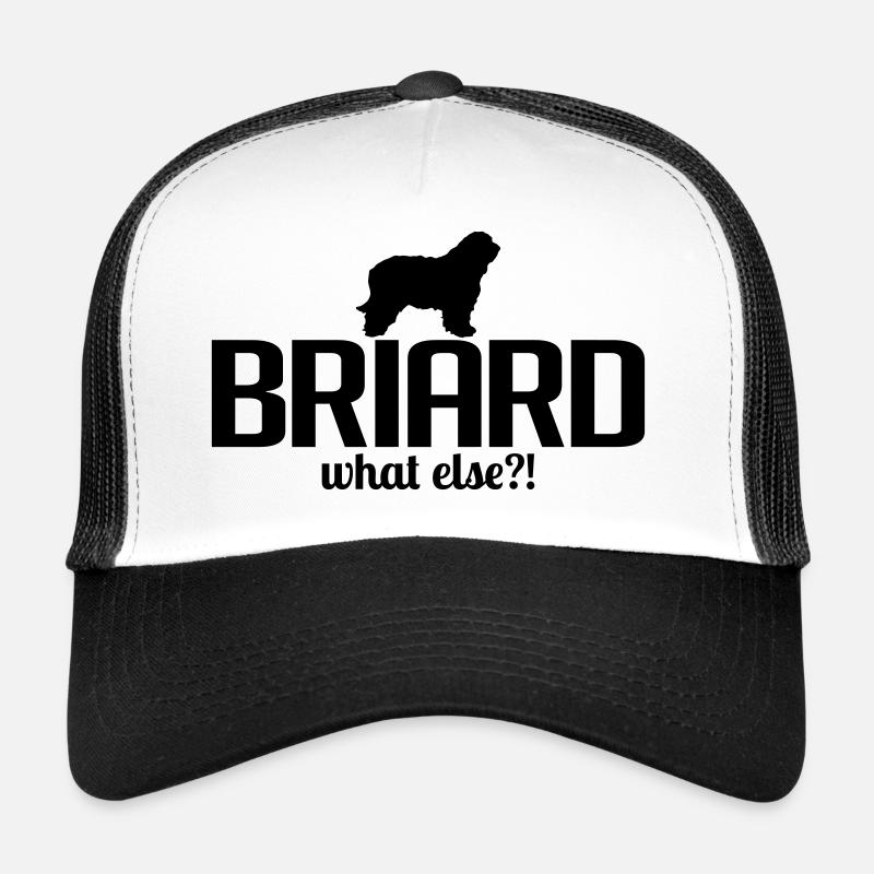BRIARD what else - Trucker Cap - Weiß/Schwarz