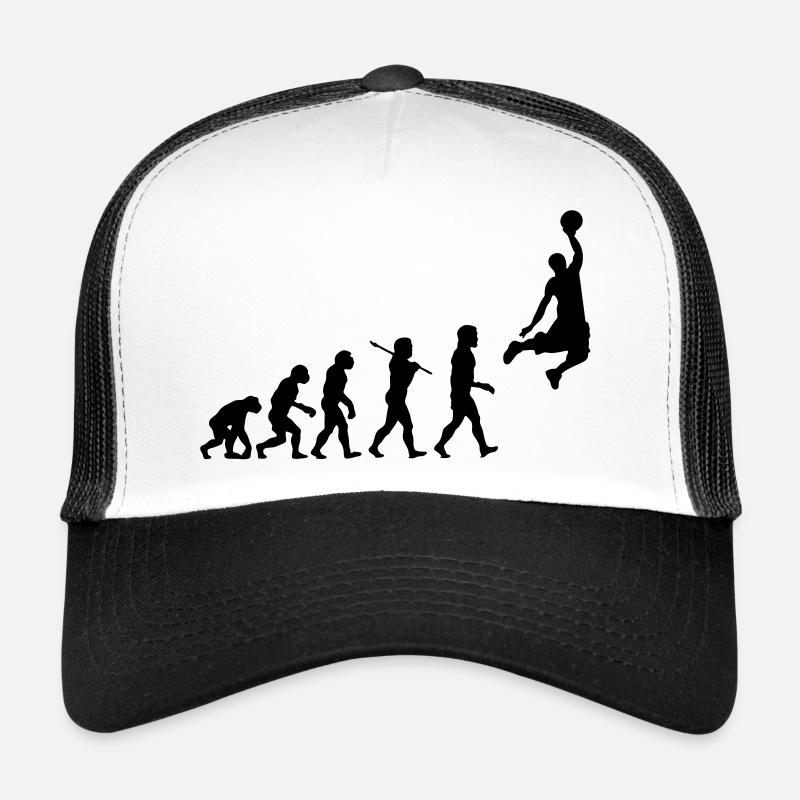 Basketball Dunk Evolution Trucker Cap