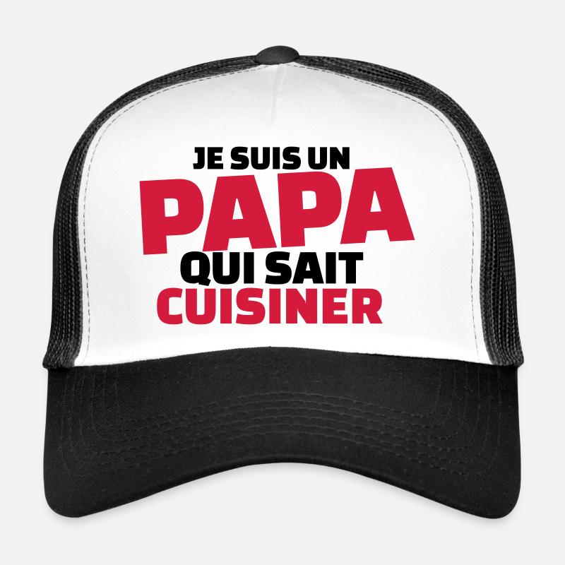 Je suis un papa qui sait cuisiner Casquette trucker 