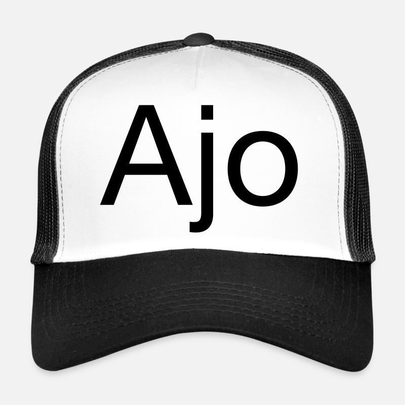 Ajo - Trucker Cap - Weiß/Schwarz