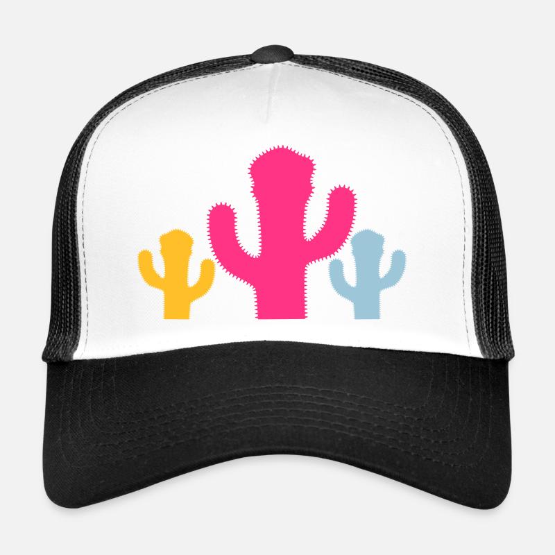3 Colorful Cacti Cactus Prickly Desert Stinger Trucker Cap