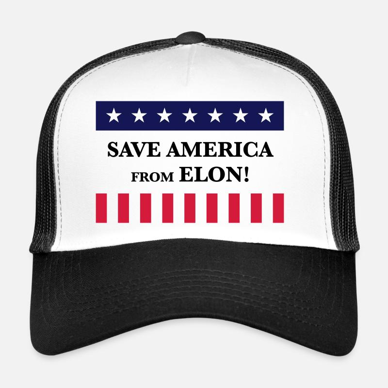 Save America From Elon! (USA) Trucker Cap