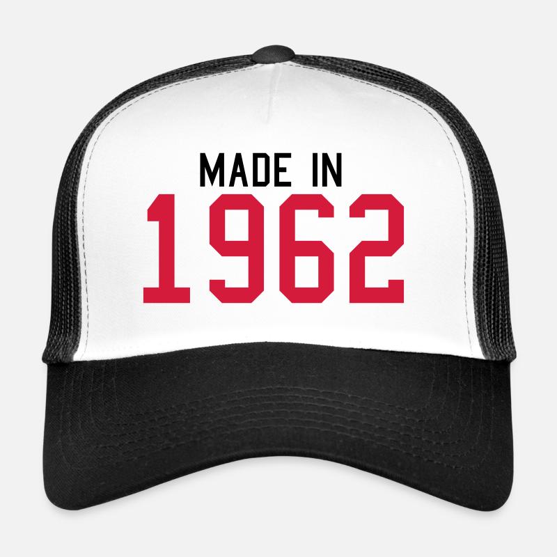 1962 - Trucker Cap - white/black