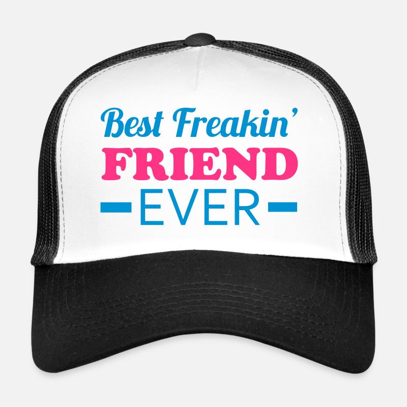 Best Friend - Trucker Cap - Weiß/Schwarz