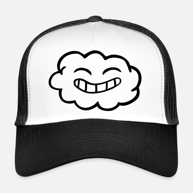 Smile Cloud Wolke Zeichnung kawaii Trucker Cap