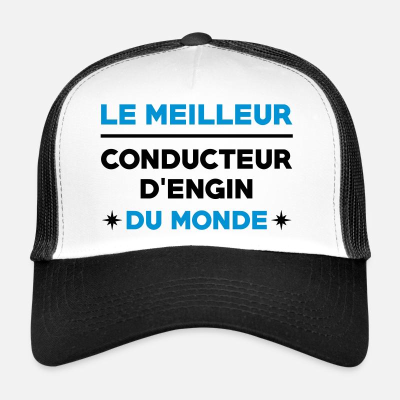Conducteur d'engin / BTP / Travaux / Construction Casquette trucker 