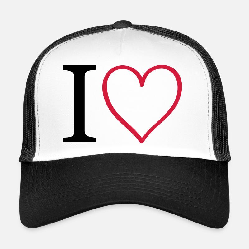 Heart I Heart Trucker Cap